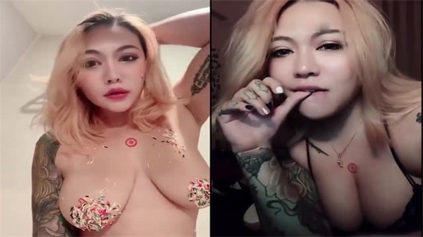 纹身极品女模紫薇私拍流出：无毛粉穴狂吹超级淫荡